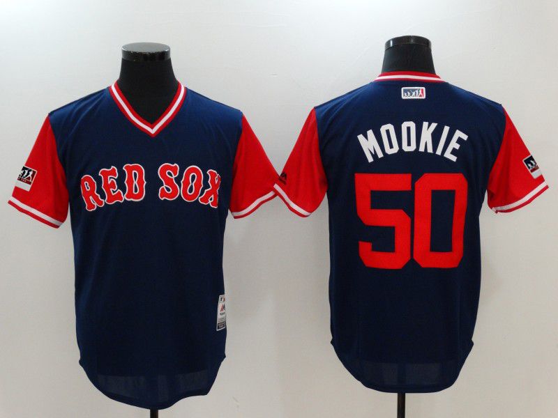 Men Boston Red Sox #50 Mookie Blue Game Legend Edition MLB Jersey->st.louis cardinals->MLB Jersey
